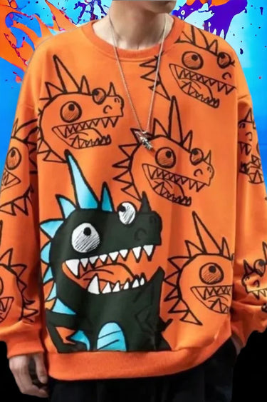 Sudadero Naranja Magic Dragon